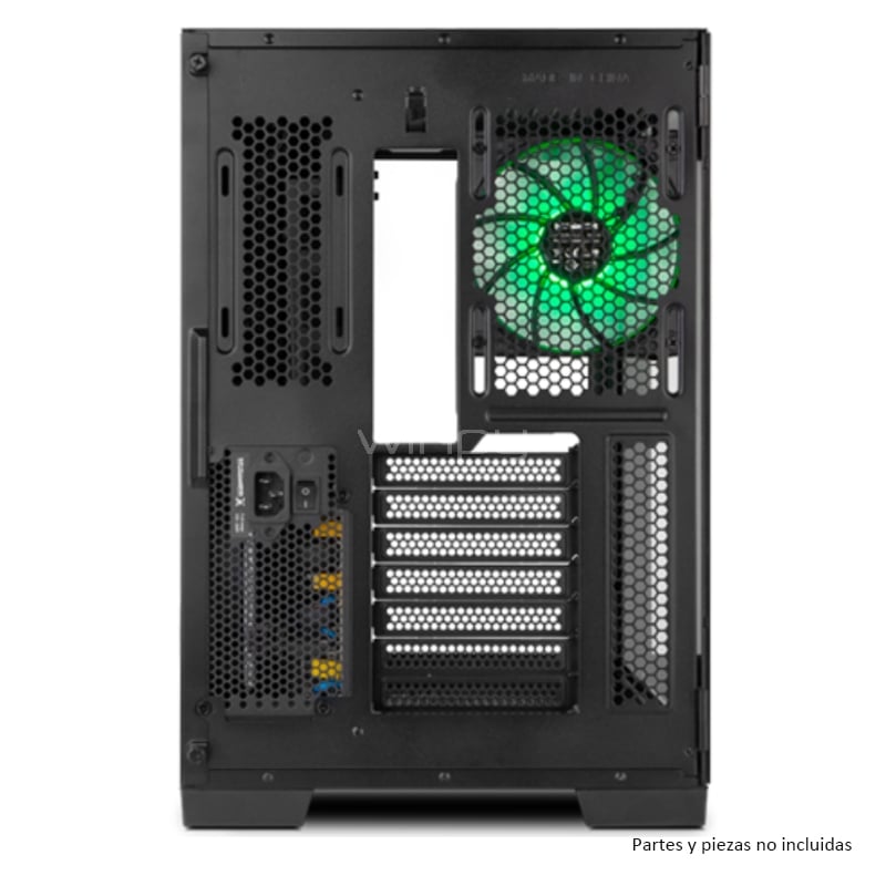Gabinete Gamer Nox Hummer Astra Black (ATX, Vidrio Templado Panorámico, 3 ventiladores ARGB)