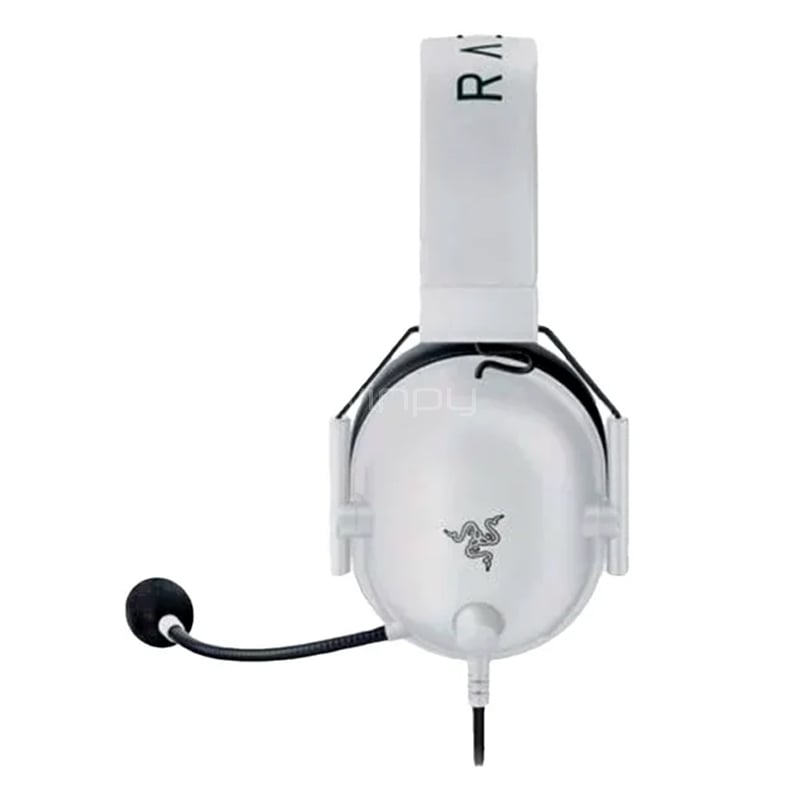 Audífonos Razer Blackshark V2 X (Sonido 7.1, Jack 3.5mm, TriForce, Blanco)