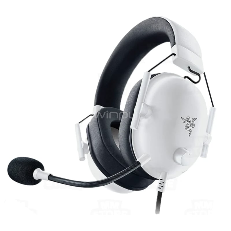 Audífonos Razer Blackshark V2 X (Sonido 7.1, Jack 3.5mm, TriForce, Blanco)