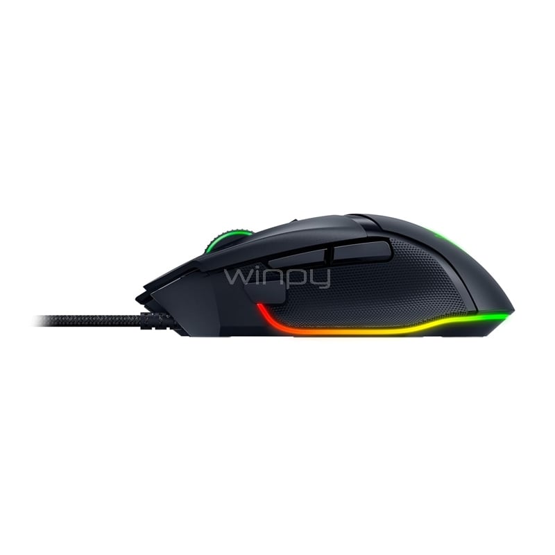 Mouse Gamer Razer Basilisk V3 (Sensor Focus+, Cable Speedflex, 26.000dpi, RGB, Negro)