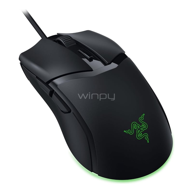 Mouse Gamer Razer Cobra (Chroma RGB, 8.500dpi, Cable Speedflex, Negro)