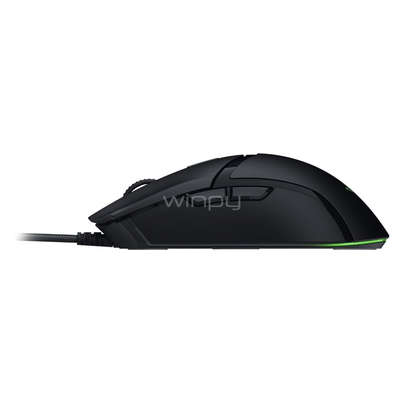 Mouse Gamer Razer Cobra (Chroma RGB, 8.500dpi, Cable Speedflex, Negro)