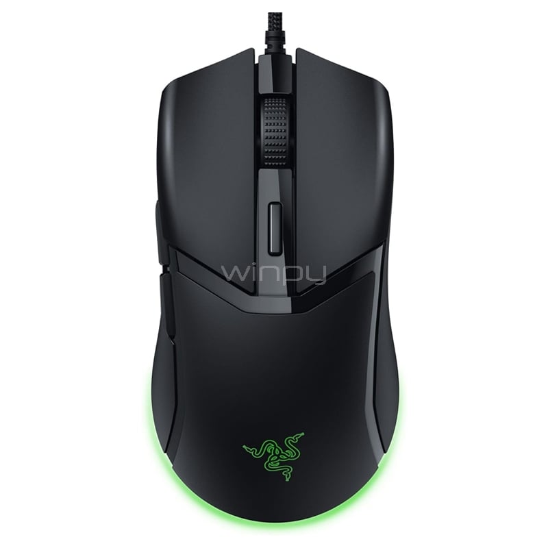 Mouse Gamer Razer Cobra (Chroma RGB, 8.500dpi, Cable Speedflex, Negro)