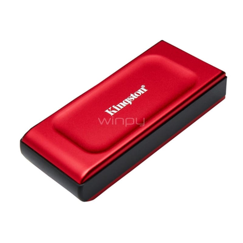 Disco Externo SSD Kingston XS1000R de 2TB (USB 3.2 Gen 2, Rojo)