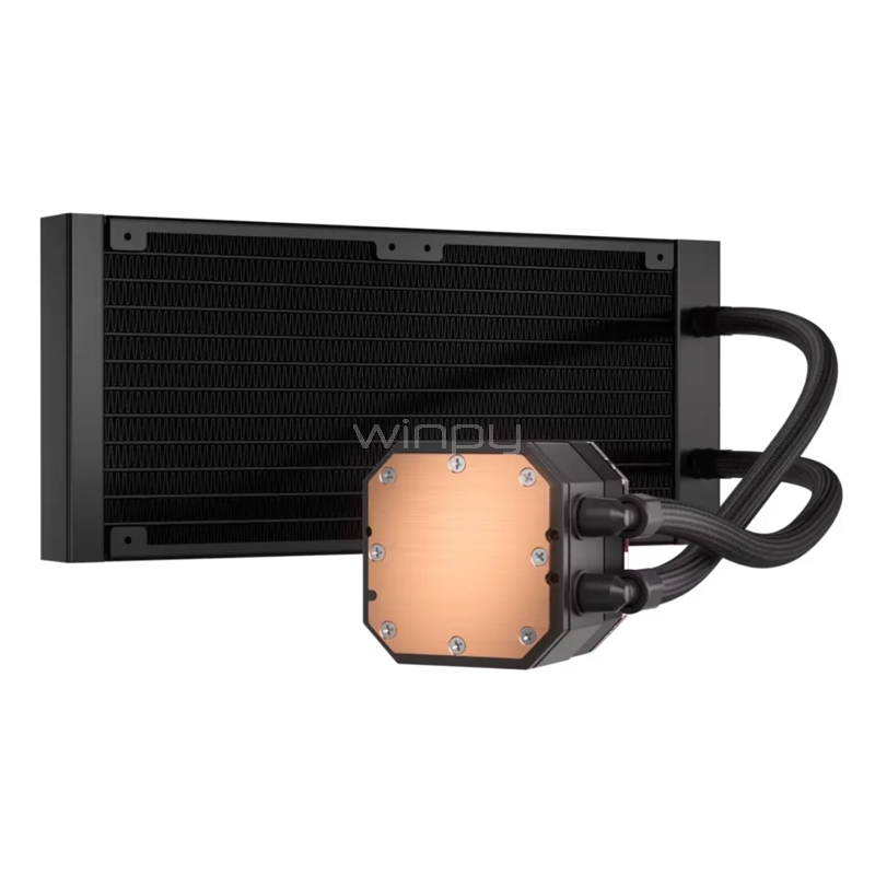 Refrigeración Líquida Corsair iCUE H100i Elite Capellix XT (LGA1700/AM5, 240mm, PWM 2100rpm, RGB)