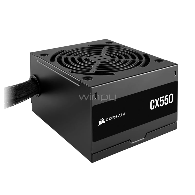 Fuente de Poder Corsair CX Series CX550 de 550W (Certificada 80+ Bronze, ATX)
