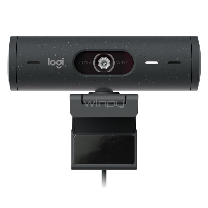 Webcam Logitech Brio 505 (4MP, Zoom 4x, 1080/30fps, USB-C, Grafito)