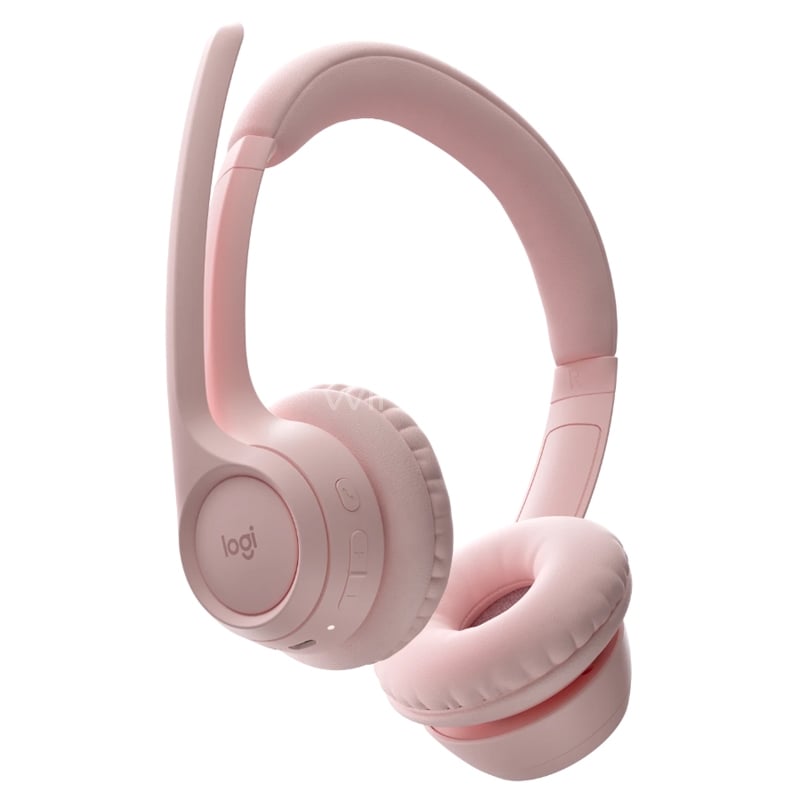Audífonos Logitech Zone 300 (Bluetooth, Rosado)