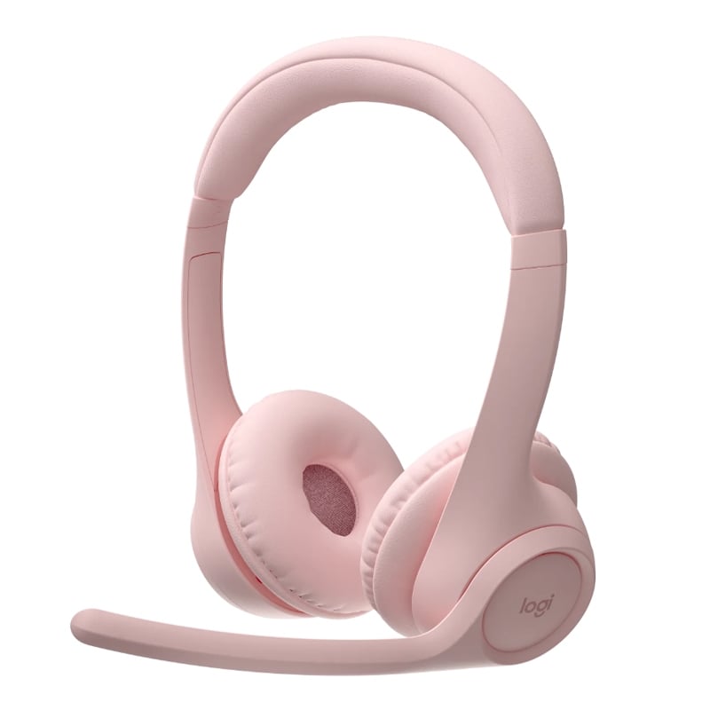 Audífonos Logitech Zone 300 (Bluetooth, Rosado)