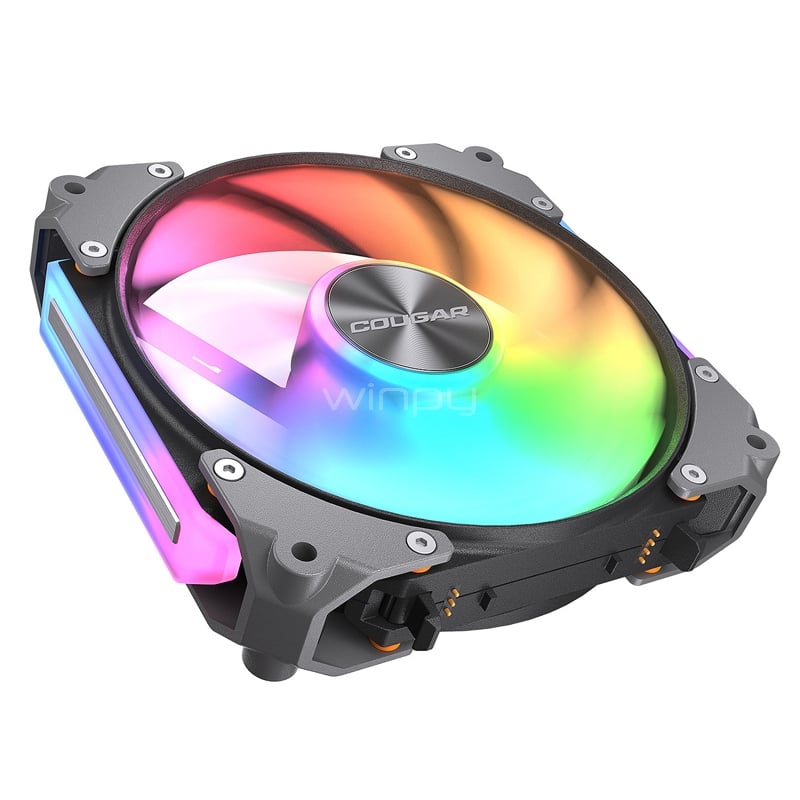 Ventilador Cougar Apolar 120 ARGB (120mm, ARGB, 1600rpm, PWM, Negro)