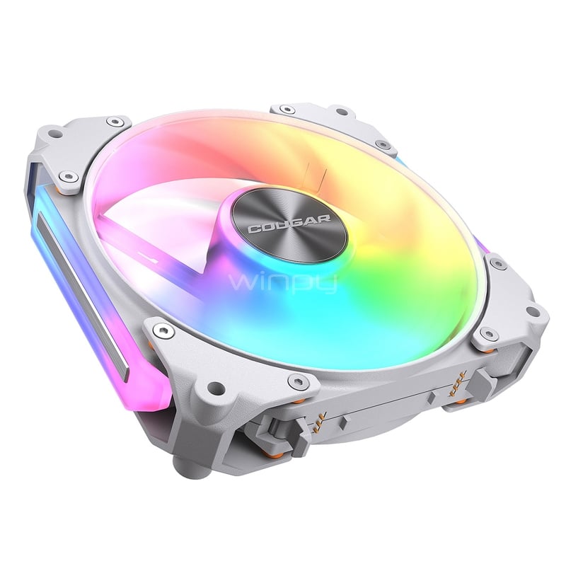 Ventilador Cougar Apolar 120 ARGB White (120mm, ARGB, 1600rpm, PWM)