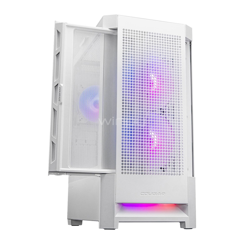 Gabinete Gamer Cougar DuoFace RGB White (E-ATX, Vidrio Templado, 3 Ventiladores ARGB)