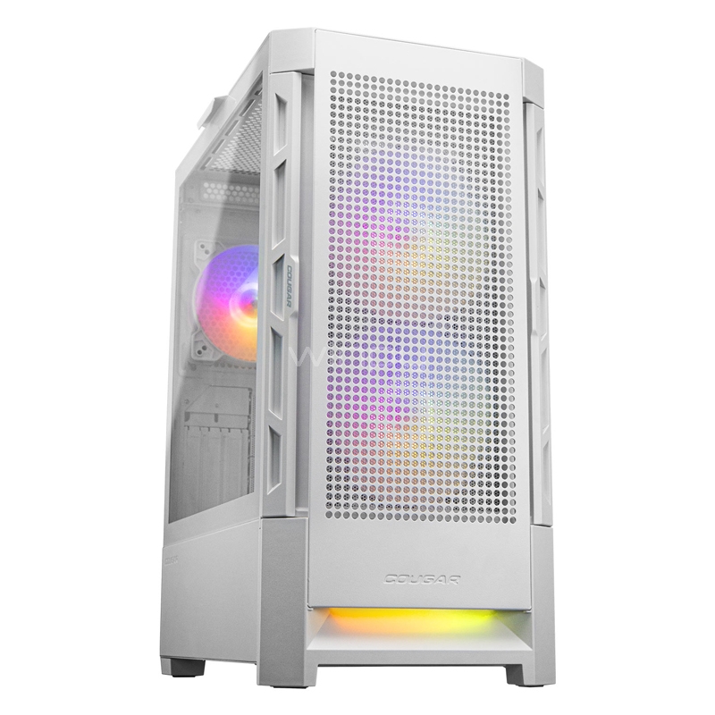 Gabinete Gamer Cougar DuoFace RGB White (E-ATX, Vidrio Templado, 3 Ventiladores ARGB)