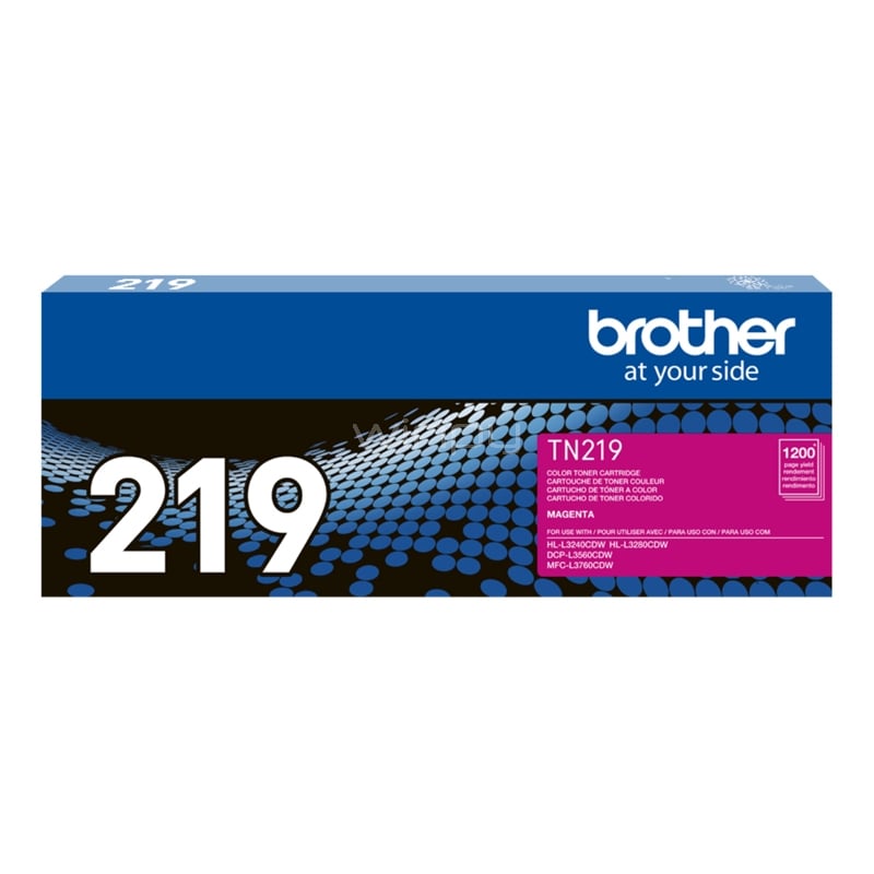Tóner Brother 219 Original (1.200 páginas, Magenta)