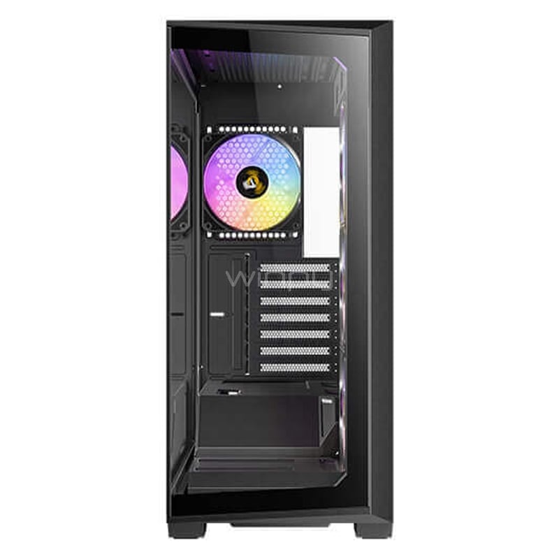 Gabinete Gamer Antec C3 Black (ATX, Vidrio Templado Panorámico, 4 ventiladores RGB)