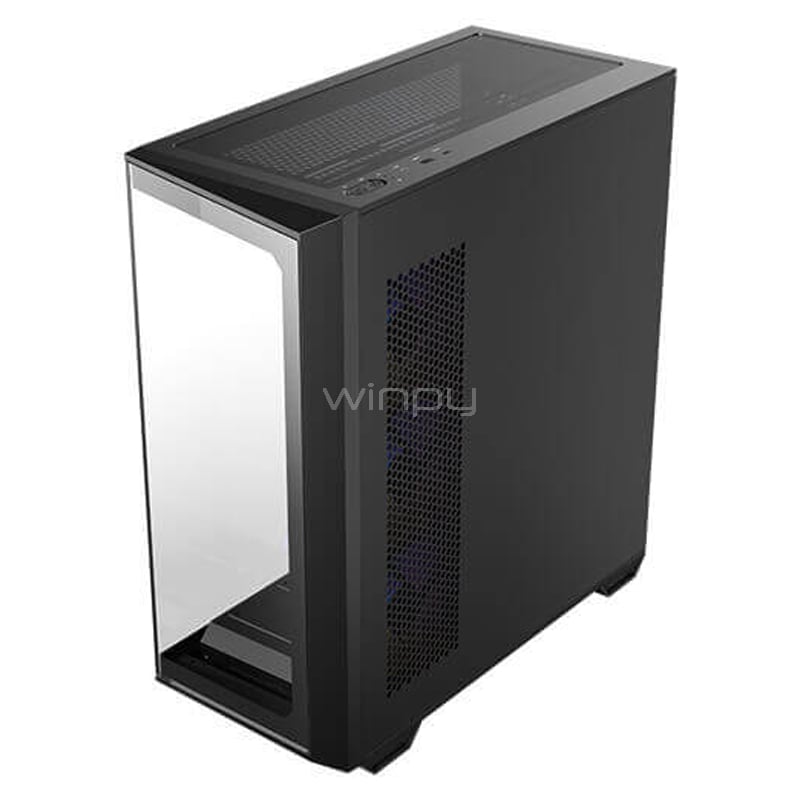 Gabinete Gamer Antec C3 Black (ATX, Vidrio Templado Panorámico, 4 ventiladores RGB)