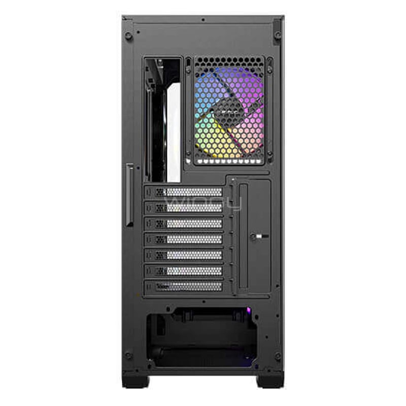 Gabinete Gamer Antec C3 Black (ATX, Vidrio Templado Panorámico, 4 ventiladores RGB)