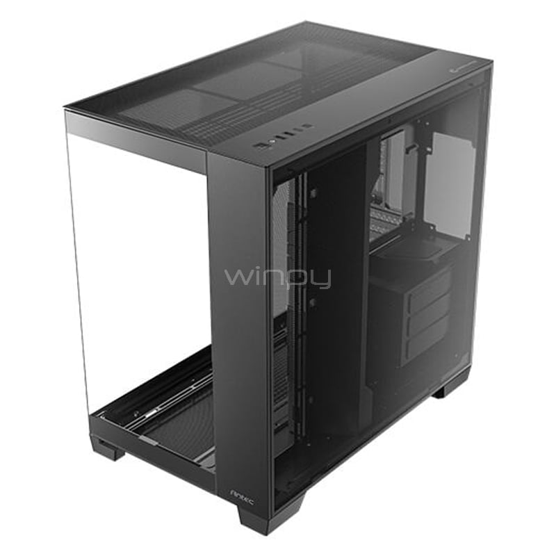 Gabinete Gamer Antec C8 Black (E-ATX, Vidrio Templado Panorámico, Acero)