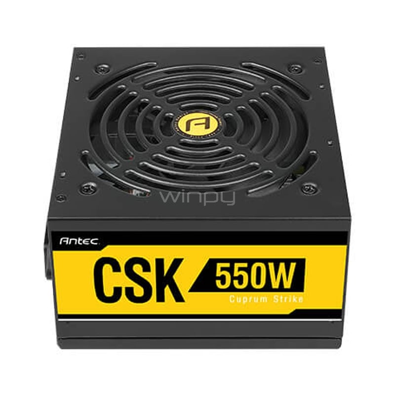 Fuente de Poder Antec Cuprum Strike CSK de 550W (Certificada 80+ Bronce, ATX)