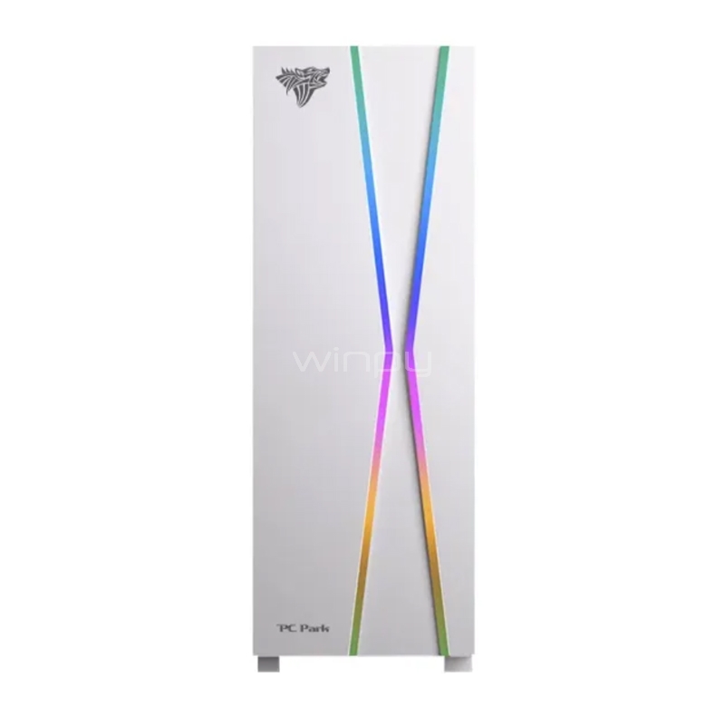 Gabinete Gamer Linfdong X5 White (ATX, Vidrio Templado, RGB)