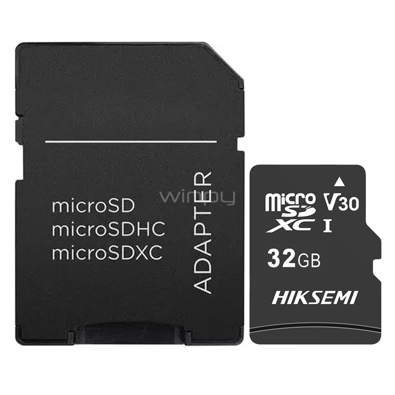 Tarjeta MicroSD Hiksemi TF NEO de 32GB (V30, Adaptador, hasta 92 MB/s)
