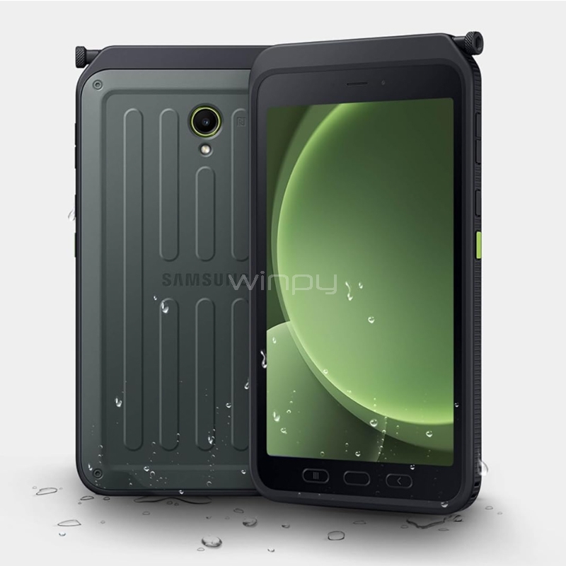 Tablet Samsung Galaxy Tab Active5 5G de 8“ + Protector (OctaCore, 6GB RAM, 128GB Internos, Android)