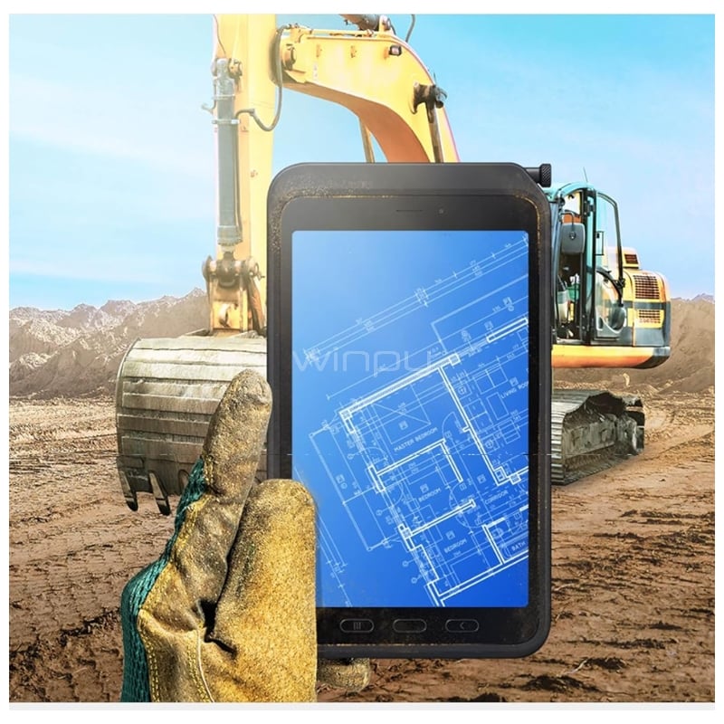 Tablet Samsung Galaxy Tab Active5 5G de 8“ + Protector (OctaCore, 6GB RAM, 128GB Internos, Android)