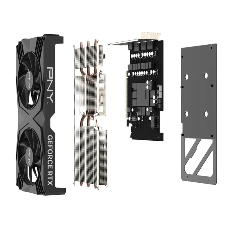 Tarjeta gráfica PNY RTX 4070 SUPER OC de 12GB GDDR6X