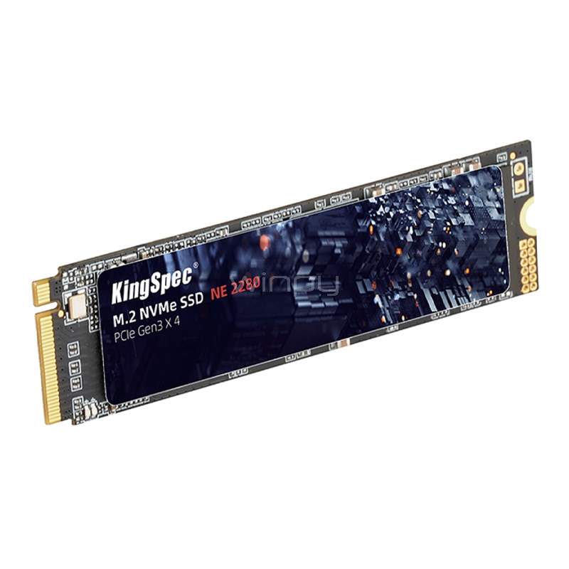 Unidad de Estado Sólido KingSpec NE de 1TB (NVMe 4.0, M.2 2280, Hasta 2400MB/s)