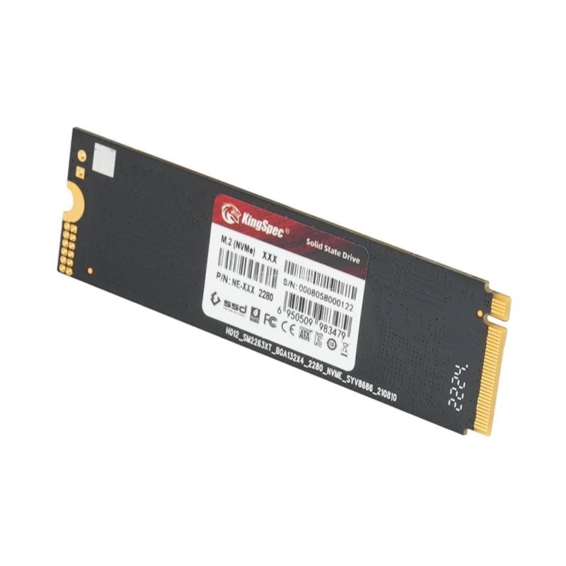 Unidad de Estado Sólido KingSpec NE de 512GB (NVMe 3.0, hasta 3.400MB/s)