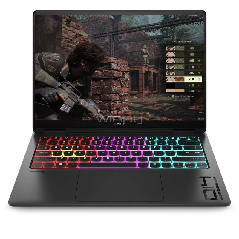 Notebook Gamer HP Omen 14-fb0001la de 14“ (Ultra 7 155H, RTX 4060, 16GB RAM, 1TB SSD, Win11)