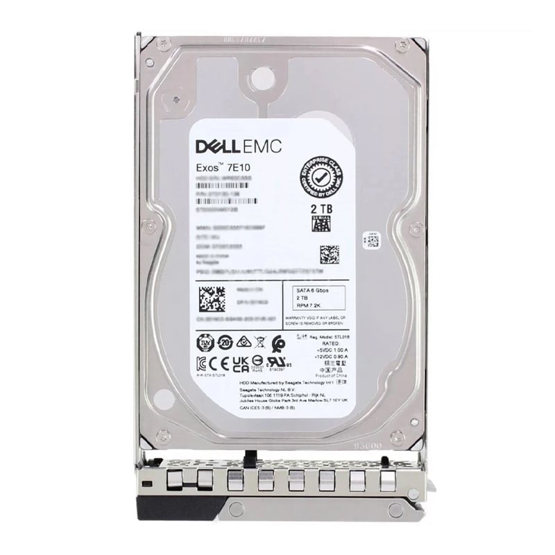 Disco Duro Dell 400-BKDO de 2 TB (3.5“, SATA, 7.200rpm, 512n)
