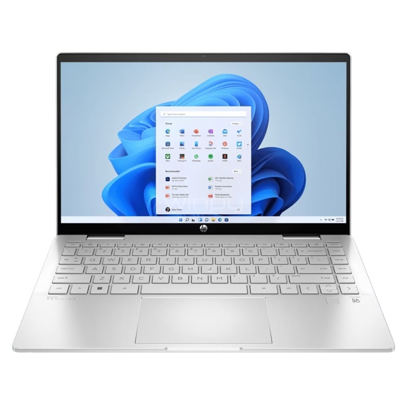 Notebook HP Pavilion x360 de 14“ Táctil (i3-1215U, 8GB RAM, 512GB SSD, Win11)