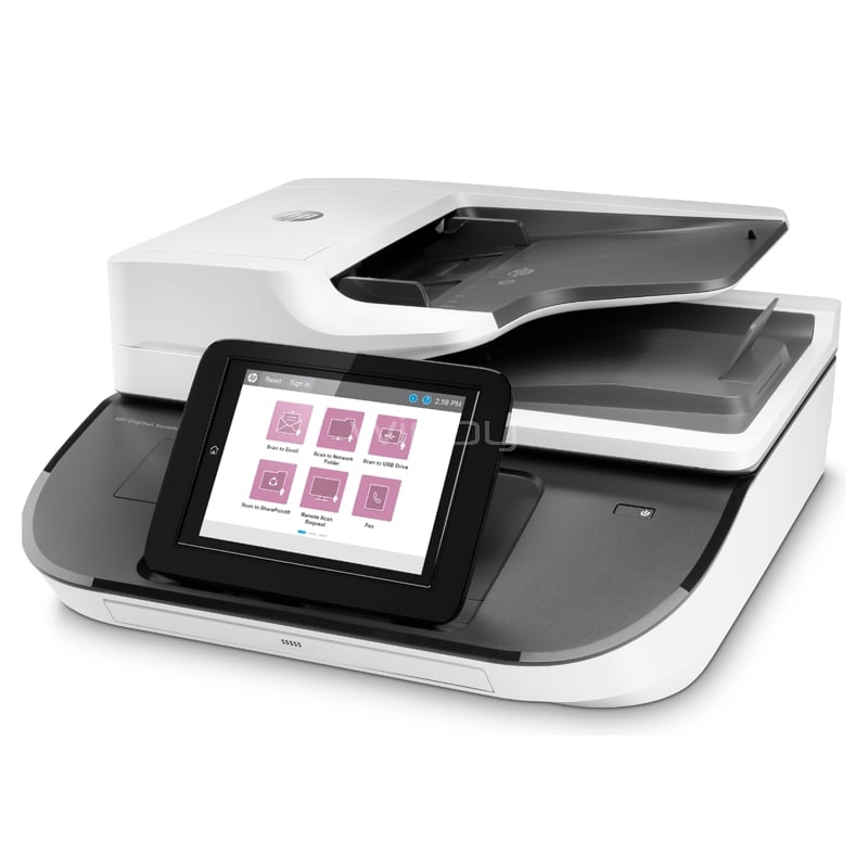 Escáner HP Flow 8500 fn2 (ADF, 600ppi, 100ppm, USB/LAN)