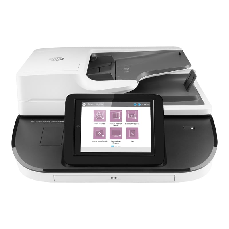 Escáner HP Flow 8500 fn2 (ADF, 600ppi, 100ppm, USB/LAN)