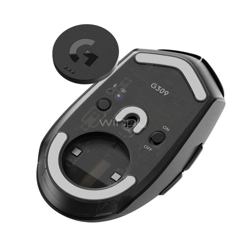 Mouse Gamer Logitech G309 LightSpeed (Sensor Hero 25K, Dongle + Bluetooth, Negro)
