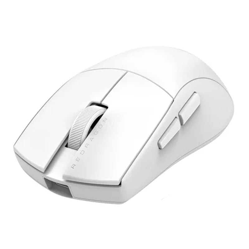 Mouse Gamer Redragon King Pro M916 4K Hz (Pixart 3395, Bluetooth/Dongle USB, Blanco)