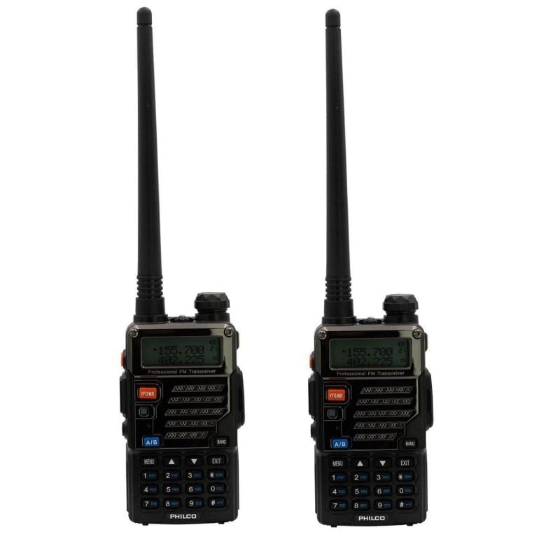Kit Radiotransmisor Philco MD33R (Doble Banda, VOX, 50 códigos CTCSS)