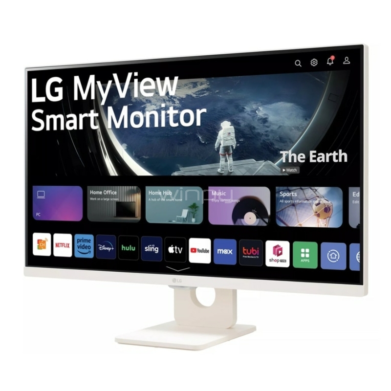 webOS搭載 27インチLG MyView Smart Monitor Monitor LG MyView Smart de 27“ (IPS, Full HD, HDMI+USB+Wi-Fi