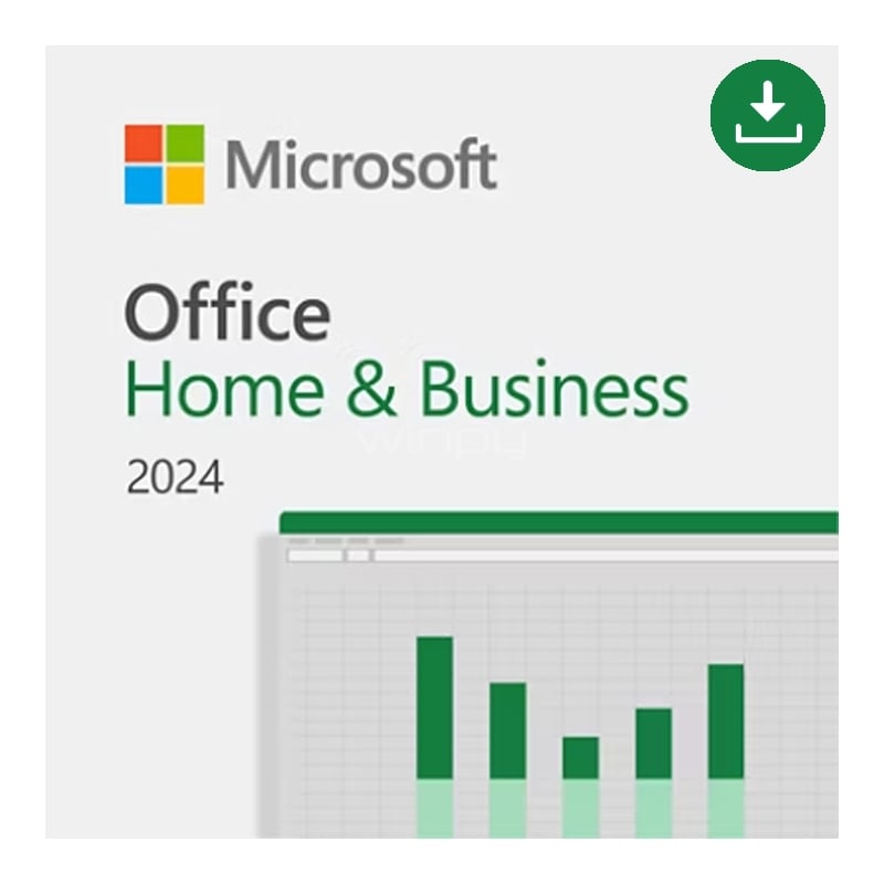 Licencia Microsoft Office Hogar y Empresas 2024 (1 Usuario, Descargable, Pc/Mac)