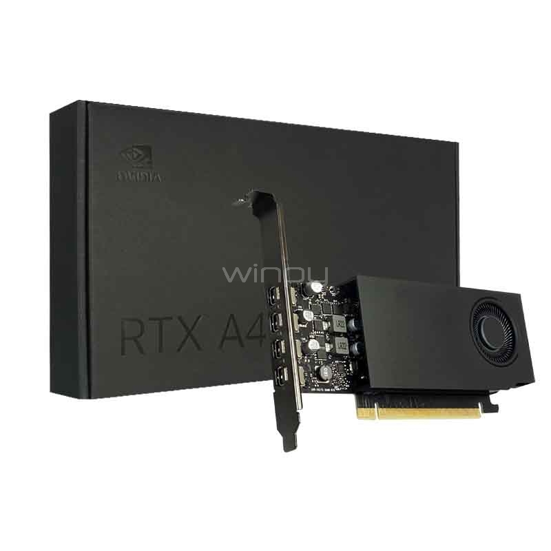 Tarjeta gráfica Profesional PNY NVIDIA RTX A400 de 4GB GDDR6
