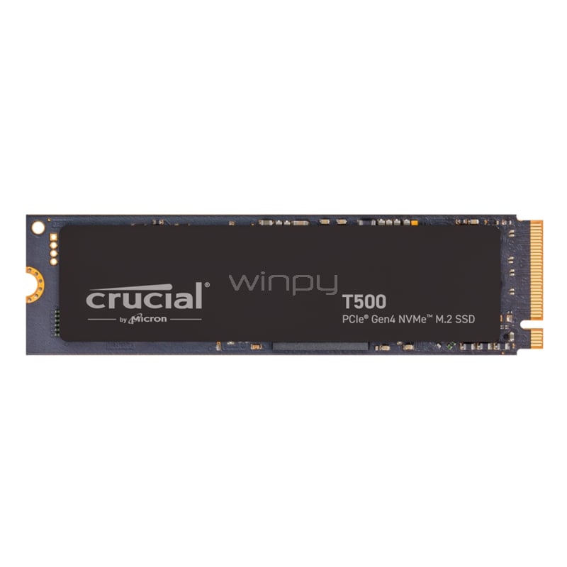 Unidad de Estado Sólido Crucial T500 de 1TB (NVMe 4.0, M.2 2280