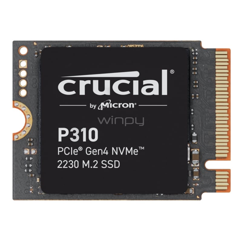 Unidad de Estado Sólido Crucial P310 de 1TB (NVMe 4.0, M.2 2230, Hasta 7100MB/s)