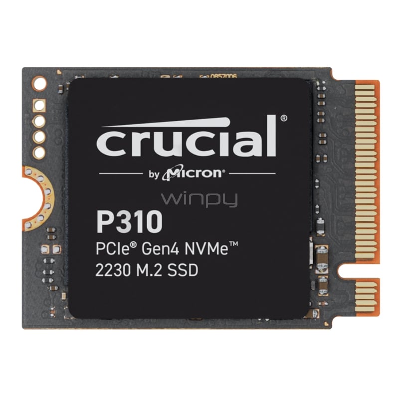 Unidad de Estado Sólido Crucial P310 de 2TB (NVMe 4.0, M.2 2230, Hasta 7100MB/s)