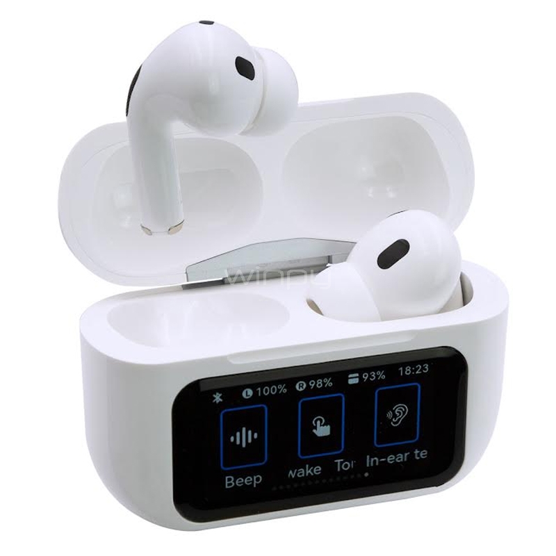 Audífonos Monster Audio TW16 (ANC, Bluetooth, Blanco)