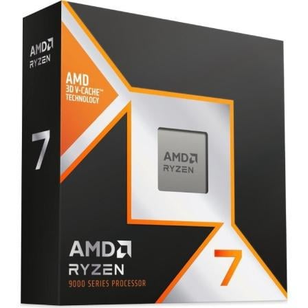 Procesador AMD Ryzen 7 9800X3D (AM5, 8 Cores, 16 Hilos, 4.7/5.2GHz, 96MB de Caché)