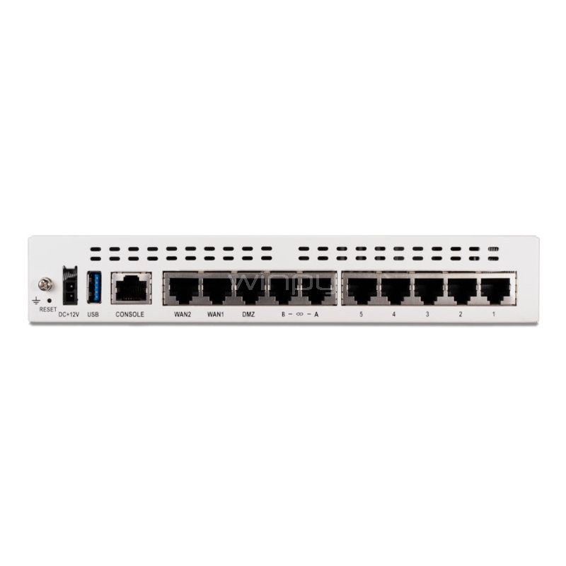 Firewall Fortinet FortiGate 60F + FortiGuard UTM (10 Puertos, Licencia 3 años, 24x7)