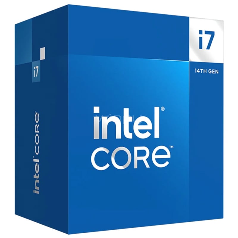 Procesador Intel Core i7-14700 Raptor Lake (LGA1700, 2.1/5.4 GHz, 20 Nucleos, 28 Hilos, 33 MB Cache)