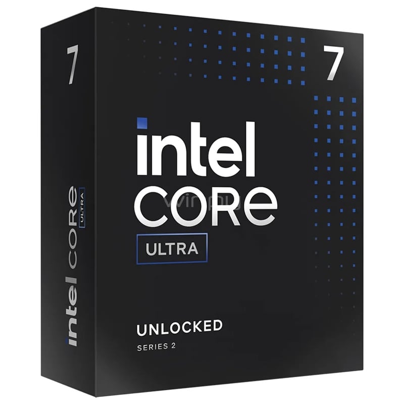 Procesador Intel Core Ultra 7 265K (LGA1851, 3.3/5.5 GHz, 8 P-cores, 12 E-cores, 30MB Cache)