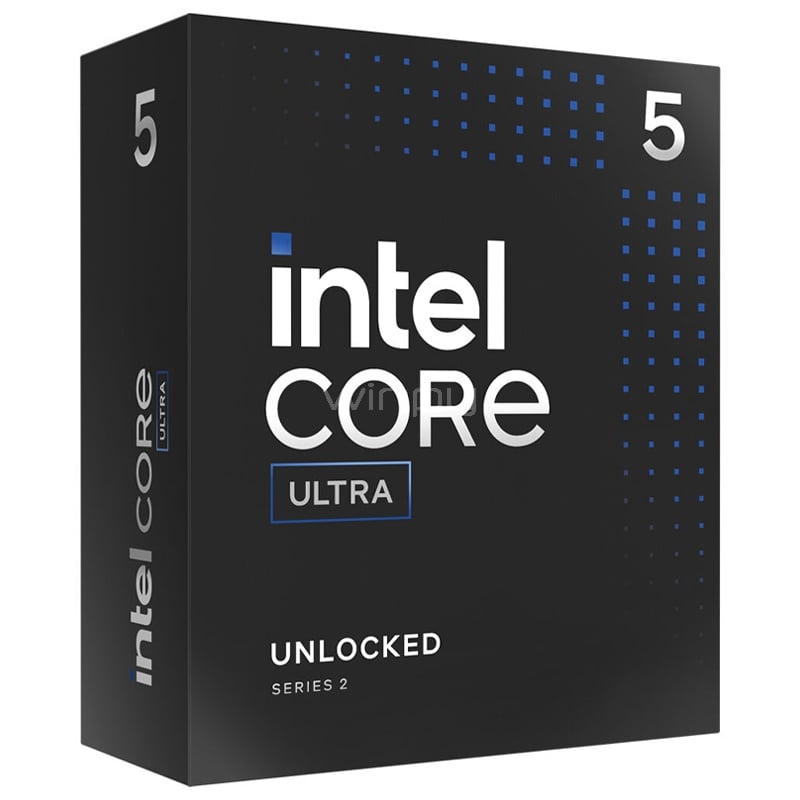 Procesador Intel Core Ultra 5 245K (LGA1851, 3.6/5.2 GHz, 6 P-cores, 8 E-cores, 24MB Cache)